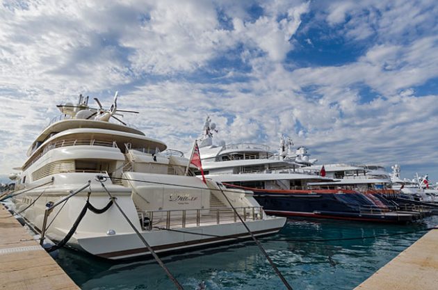 superyachts and wine