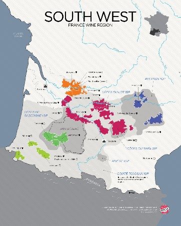 Wines from Southwest France and French Fries: The competition