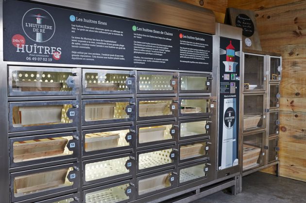 French seaside town gets oyster vending machine