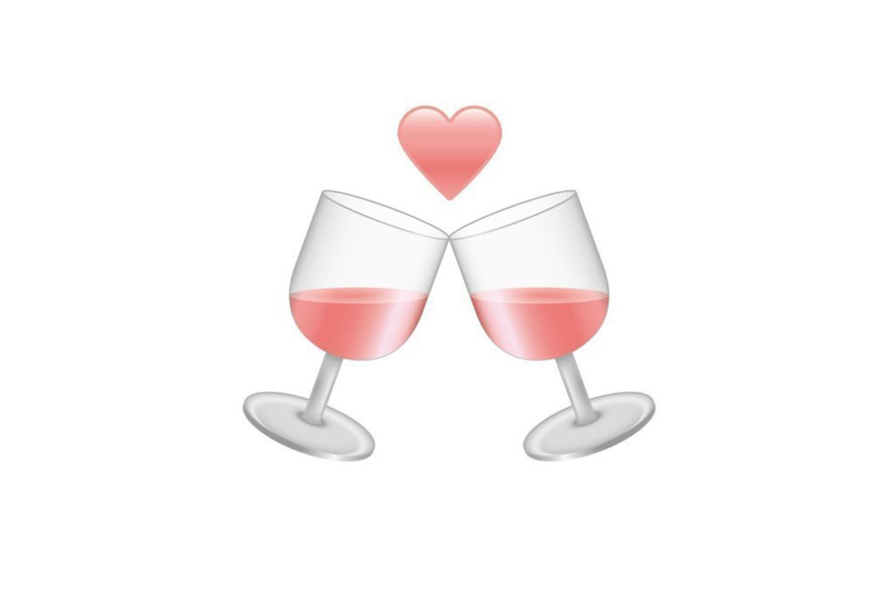 Italian wine consortium pushes for rosé wine emoji