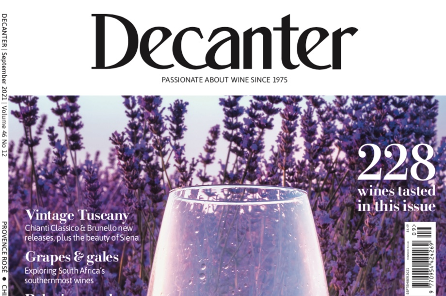 Decanter magazine latest issue: September 2021